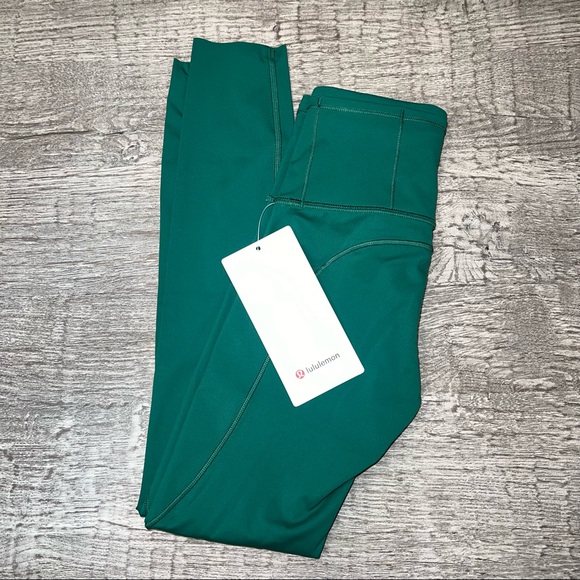 lululemon athletica Pants - Lululemon Fast and Free High-Rise Tight 25" evergreen EVRG 0